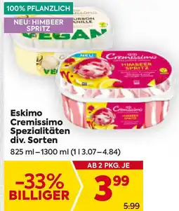 Billa Eskimo Cremissimo Angebot