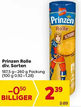 Billa Prinzen Rolle Angebot