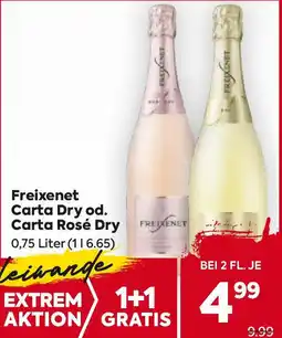 Billa Freixenet Carta Dry od. Carta Rosé Dry Angebot