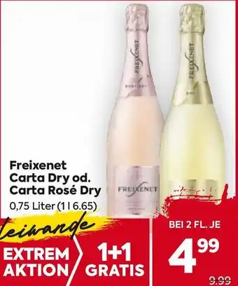 Billa Freixenet Carta Dry od. Carta Rosé Dry Angebot