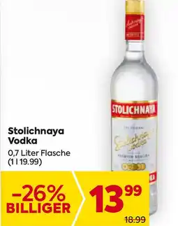 Billa Stolichnaya Vodka Angebot