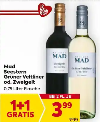 Billa Seestern Grüner Veltliner od. Zweigelt Angebot