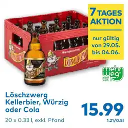 T&G Löschzwerg Kellerbier, Würzig oder Cola Angebot