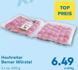 T&G Hochreiter Berner Würstel Angebot