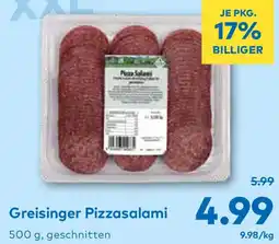 T&G Greisinger Pizzasalami Angebot