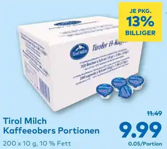 T&G Kaffeeobers Portionen Angebot