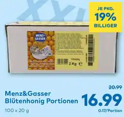 T&G Blütenhonig Portionen Angebot