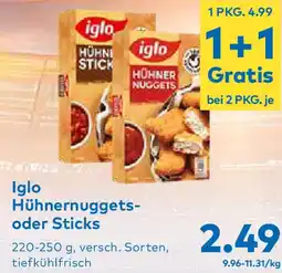 T&G Hühnernuggets- oder Sticks Angebot