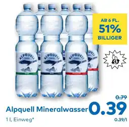 T&G Alpquell Mineralwasser Angebot