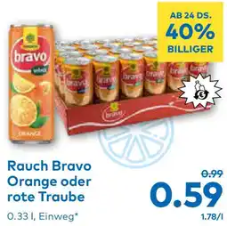 T&G Rauch Bravo Orange oder rote Traube Angebot