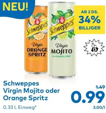 T&G Virgin Mojito oder Orange Spritz Angebot