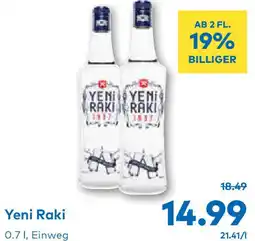 T&G Yeni Raki Angebot