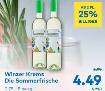 T&G Winzer Krems Die Sommerfrische Angebot