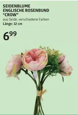 Bellaflora Seidenblume englische rosenbund crow Angebot
