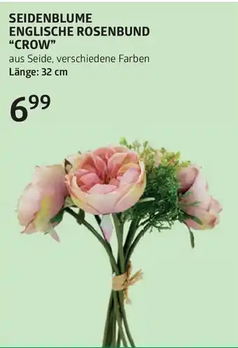 Bellaflora Seidenblume englische rosenbund crow Angebot