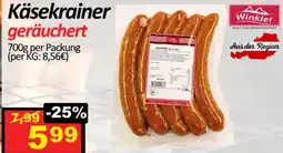 Wurstico Käsekrainer Angebot