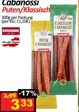 Wurstico Cabanossi Puten/Klassisch Angebot
