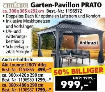 Norma Garten-Pavillon PRATO Angebot