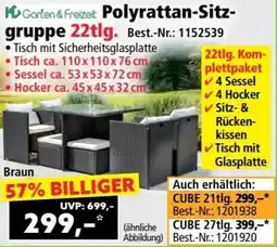 Norma Polyrattan-Sitz- gruppe 22tlg. Angebot