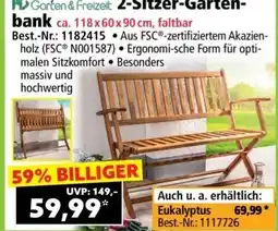 Norma 2-Sitzer-Garten- bank Angebot