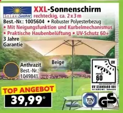 Norma XXL-Sonnenschirm Angebot
