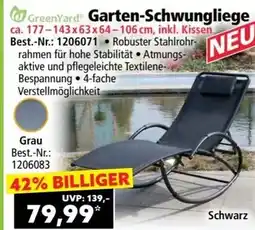 Norma Garten-Schwungliege Angebot