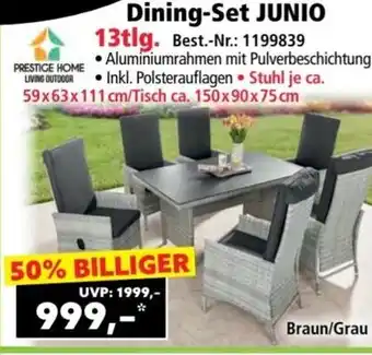 Norma Dining-Set JUNIO Angebot