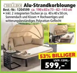 Norma Alu-Strandkorblounge Angebot
