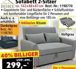 Norma Sofabett 2-Sitzer Angebot