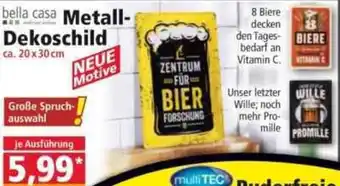 Norma Metall- Dekoschild Angebot
