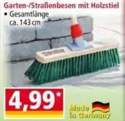 Norma Garten-/Straßenbesen mit Holzstiel Angebot