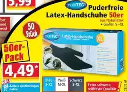 Norma Puderfreie Latex-Handschuhe Angebot