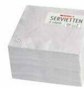 Interspar Servietten Angebot