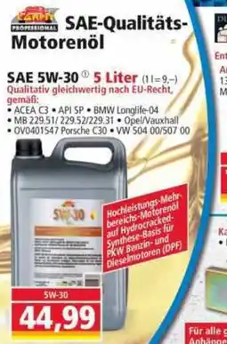 Norma Motorenöl Angebot