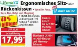 Norma Ergonomisches Sitz oder Rückenkissen Angebot