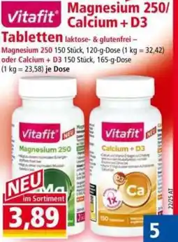 Norma Magnesium 250/ Calcium+D3 Angebot