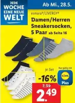 Lidl Sneakersocken Angebot