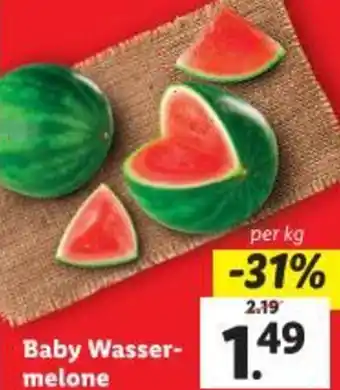 Lidl Baby Wasser- melone Angebot