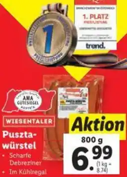 Lidl Puszta- würstel Angebot