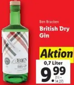 Lidl British Dry Gin Angebot