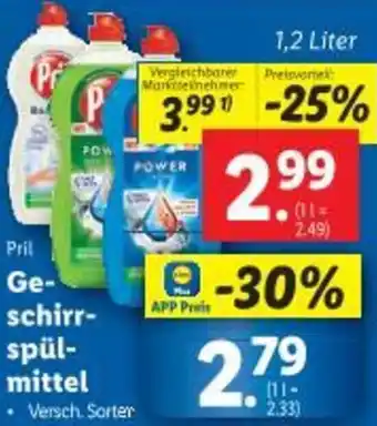 Lidl Ge- schirr- spül- mittel Angebot