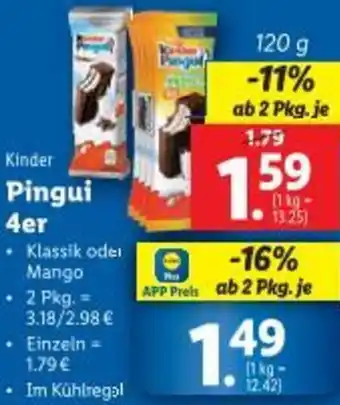 Lidl Pingui Angebot