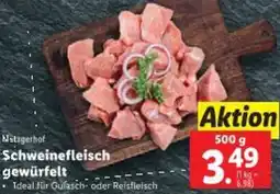 Lidl Schweinefleisch gewürfelt Angebot