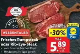 Lidl Frisches Rumpsteak oder Rib-Eye-Steak Angebot