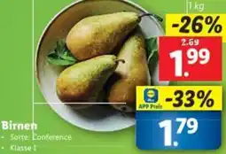 Lidl Birnen Angebot