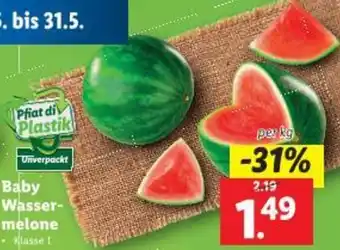 Lidl Baby Wasser- melone Angebot