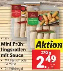 Lidl Mini Früh- lingsrollen mit Sauce Angebot