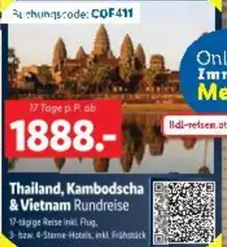 Lidl Thailand, Kambodscha & Vietnam Rundreise Angebot