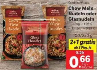 Lidl Chow Mein Nudeln oder Glasnudeln Angebot