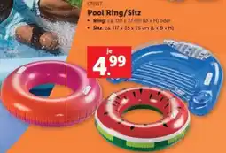 Lidl Pool Ring/Sitz Angebot